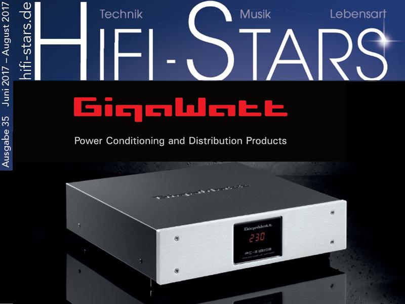 GigaWatt Testbericht Hifi Stars Ausgabe 35