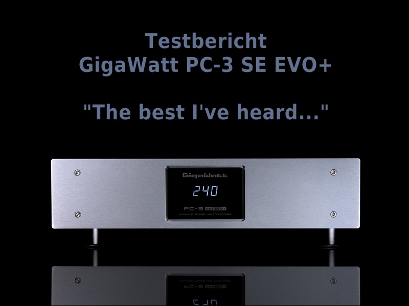 Testbericht GigaWatt PC-3 SE EVO+ Netzfilter