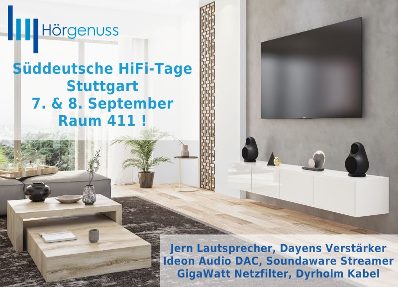 Süddeutsche HiFi-Tage Stuttgart 7. & 8. September 2019