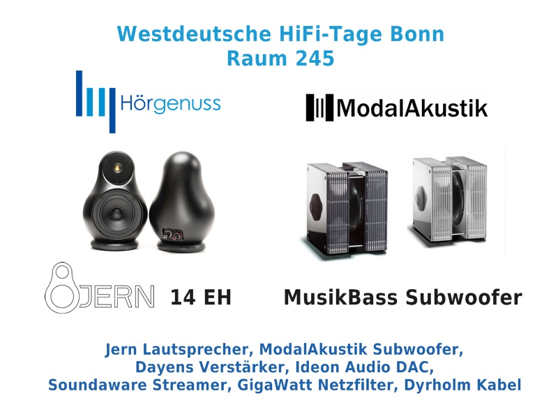 Westdeutsche HiFi-Tage Bonn 28./29. September