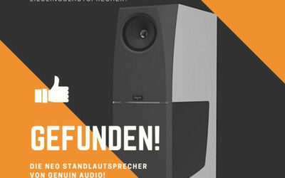 Neu in der Vorführung: Genuin Audio Neo Lautsprecher