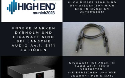 GigaWatt und Dyrholm bei der High End 2023 in München